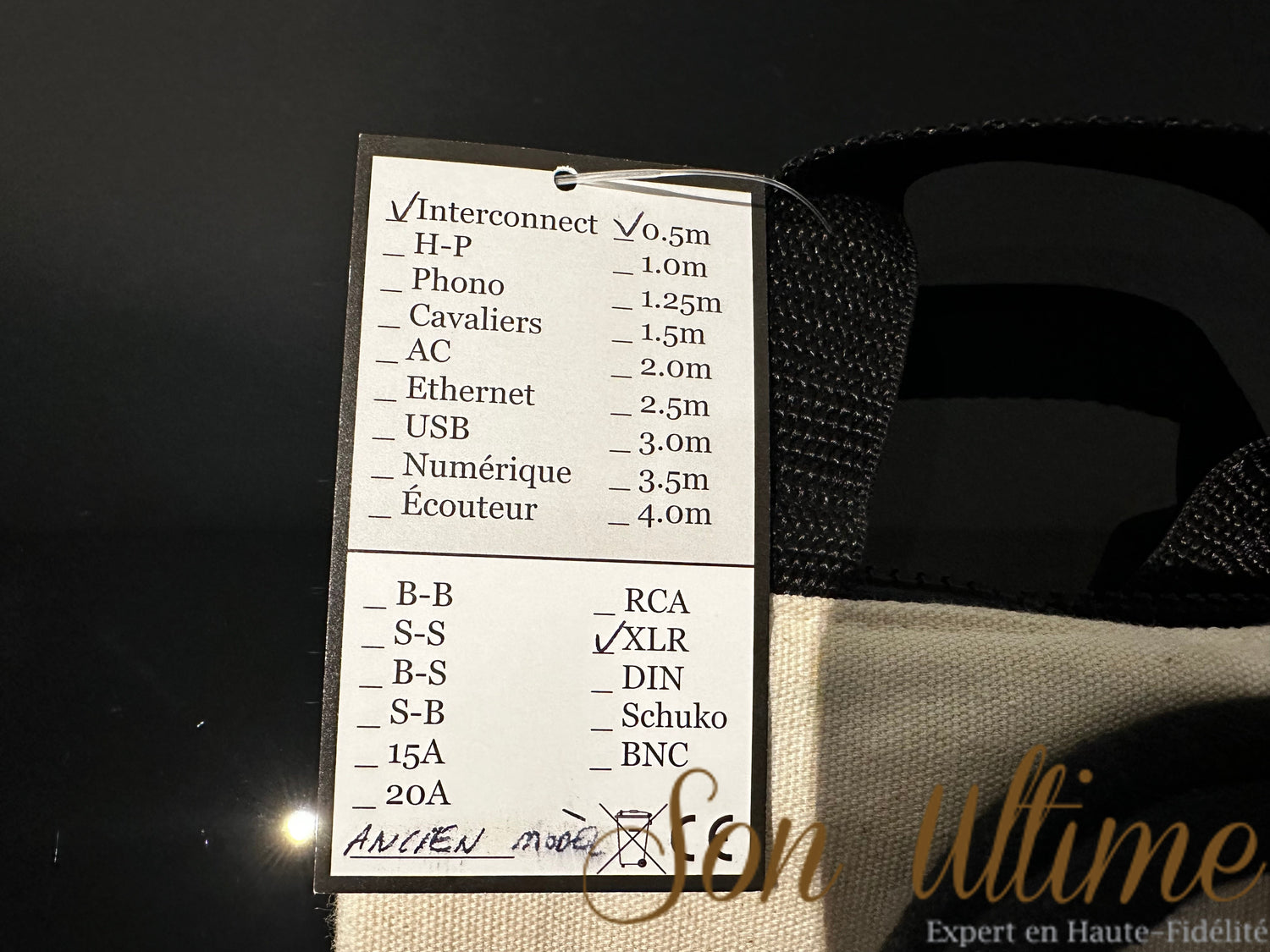 Black XLR 0.5M (Used Sold)