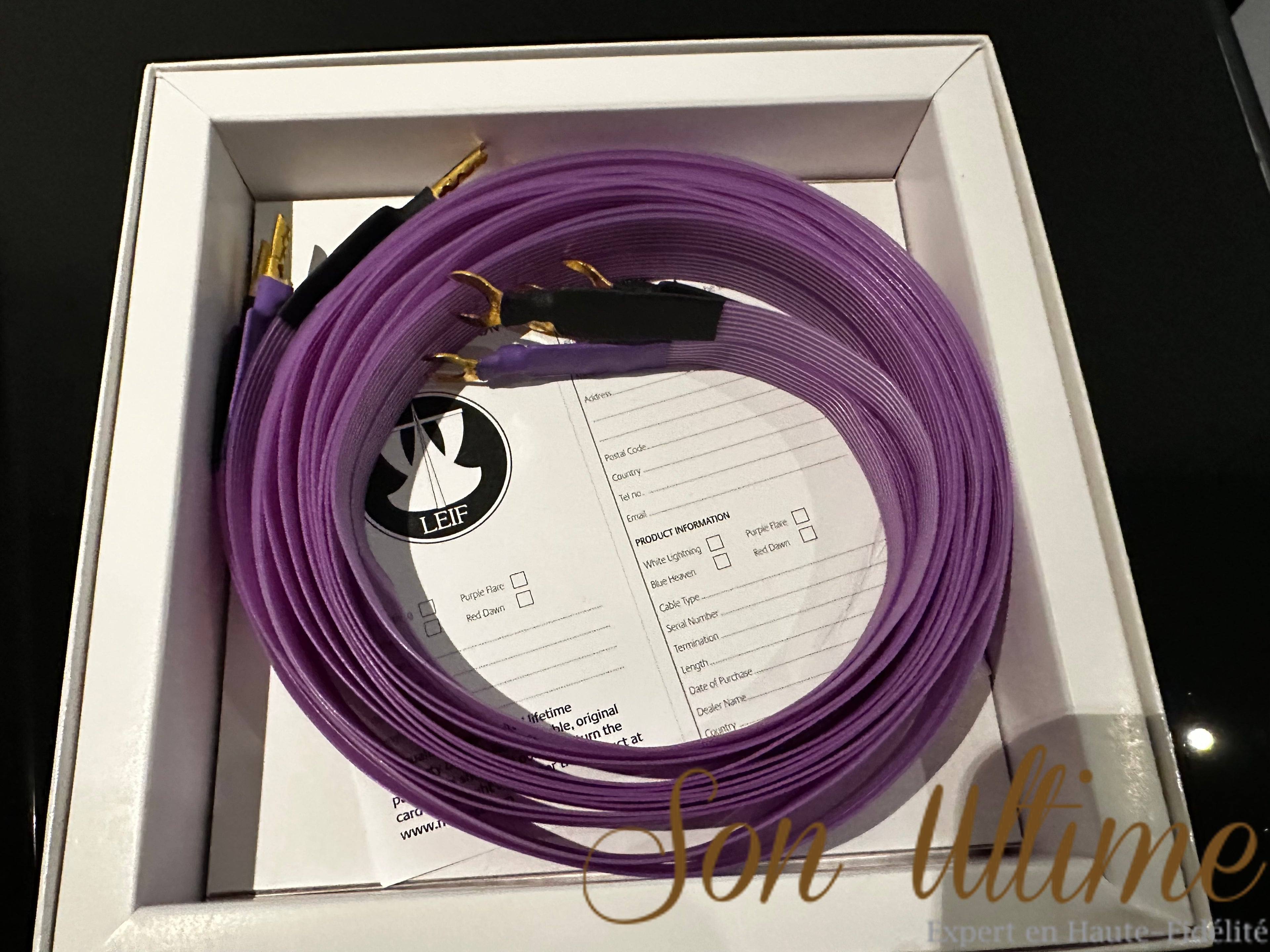 Purple Flare Spade/Banane 2.5M (Occasion Vendue)