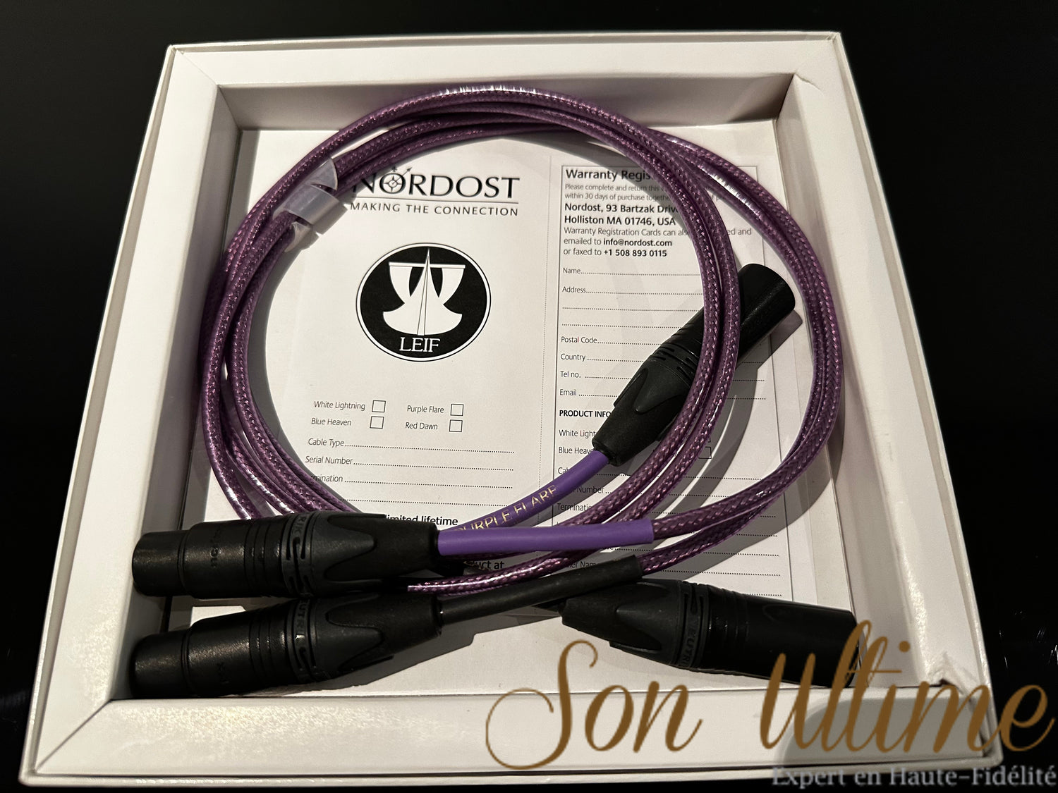 Purple Flare XLR 1M (Used Sold)