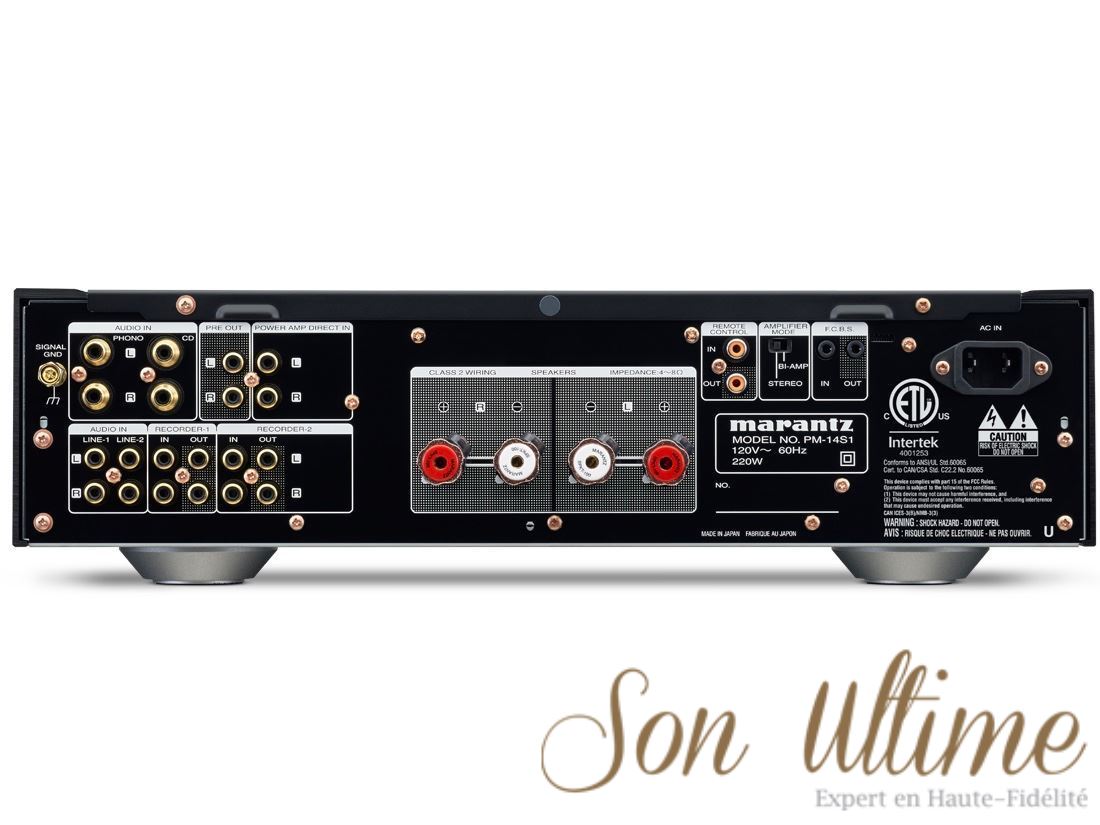 PM-14S1 – Son Ultime Inc